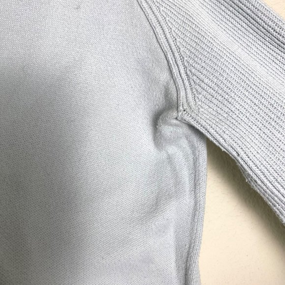 VINCE Ribbed Raglan Sleeve Crewneck Long Sleeve Sweater Top - Picture 6 of 9